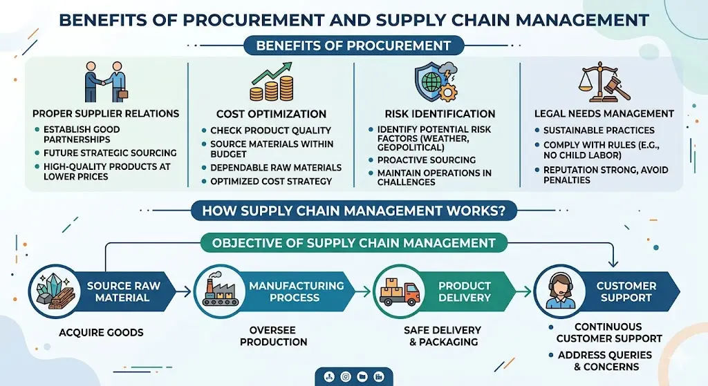 supply chain vs procurement
