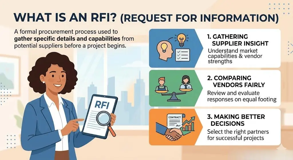 What Is an RFI? RFI vs RFP, RFQ, and RFT